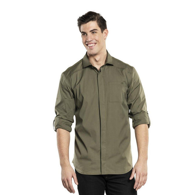Men's Ufx Moss Shirt Dark Green | Chaud Devant | L 2