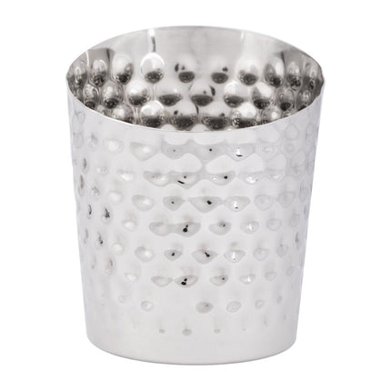 Hammered Stainless Steel Chip Cup | Olympia | 480ml 3