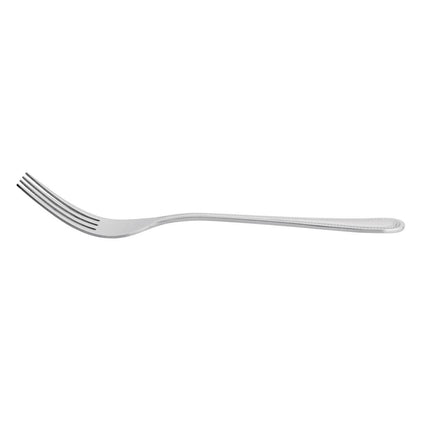Table Fork with Bead Edge | Olympia Bead | 12 Pieces | High Gloss 18/0 Stainless Steel 5