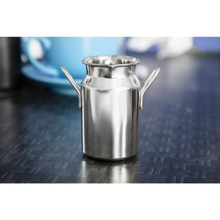 Stainless Steel Mini Milk Jug 120ml | Olympia 5