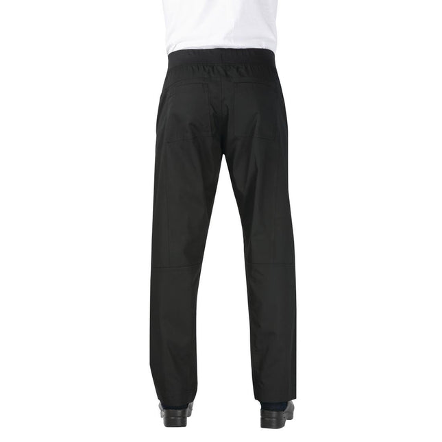 Lightweight Men's Chef Pants Black S | Chef Works 2