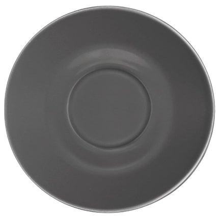 Café Porcelain Saucers Grey | Olympia