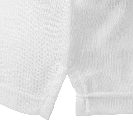 Unisex White Polo Shirt L | Durable Polyester/Cotton Piqué 9