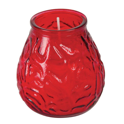 Red Lowboy Wax-Filled Candles | Bolsius | Pack of 12