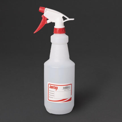 Color-Coded Spray Bottle Red 750ml | Jantex