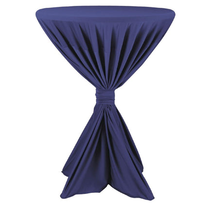 Fiësta Blue Universal Table Skirt | Polyester | Fits 80-90cm Diameter Tables