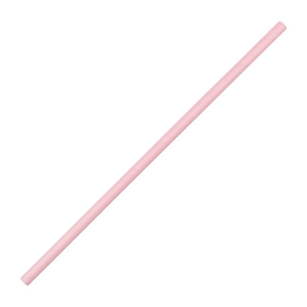 Compostable Pink Paper Straws | Fiesta