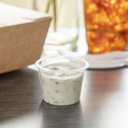 Compostable Sauce Containers 2.8cl | Vegware | 5000 Pieces 5
