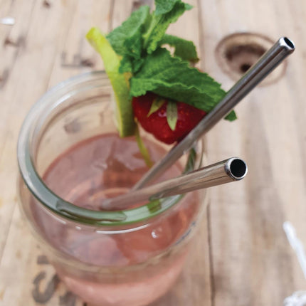 Stainless Steel Drinking Straws 21.5cm | Beaumont | 25 Pieces 7