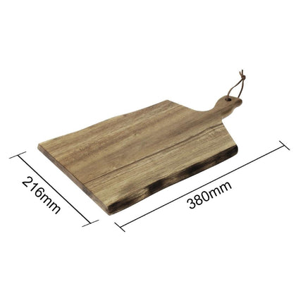 Acacia Wood Serving Board with Wavy Edge 38.5x21.5 cm | Olympia 6
