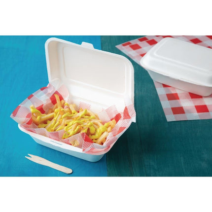 Compostable Wooden Fry Forks 9.5cm | Fiesta 6