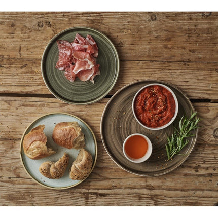 Stonecast Grey Plate with Raised Edge 27.9cm | Churchill (6 pcs) 4
