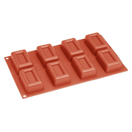 Vogue Silicone Square Cake Mold 8 Cup 3