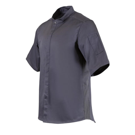 Band Collar Chef's Jacket Anthracite M | Southside 3