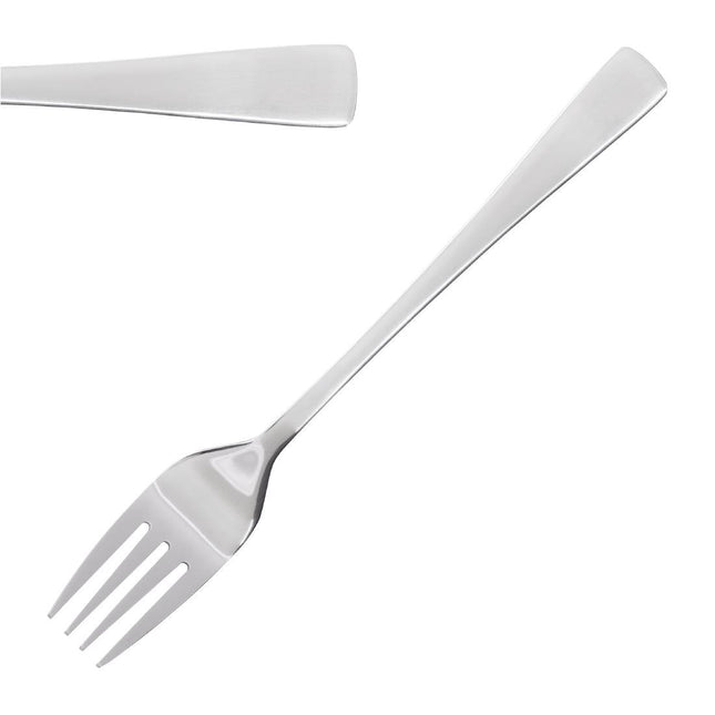 Dessert Forks | Olympia Clifton | 12 Pieces | Polished 18/0 Stainless Steel