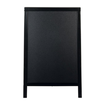 Small Black Woody Sidewalk Chalkboard | Securit 2