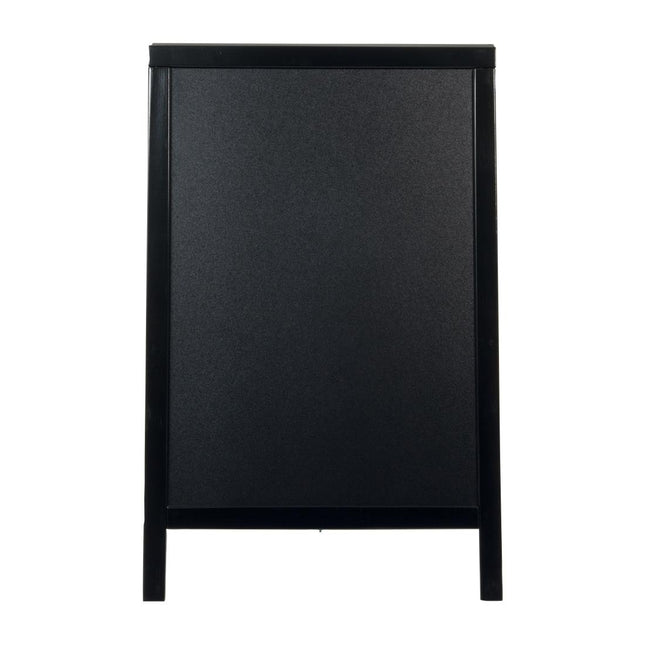 Small Black Woody Sidewalk Chalkboard | Securit 2