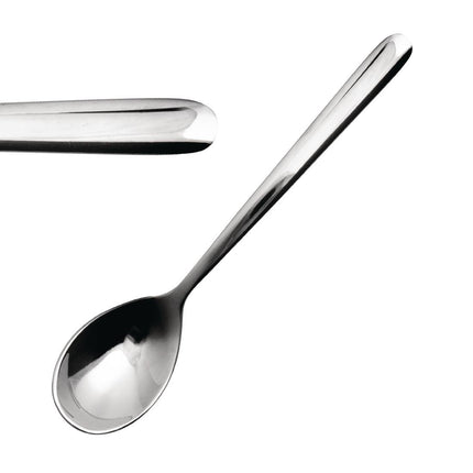 Polished Stainless Steel Tea Spoons 18/0 | Comas Cuba | 12 Pieces