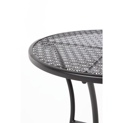 Round Steel Bistro Table Black 60cm | Bolero 2