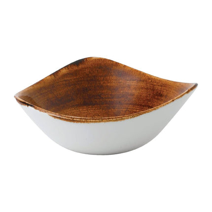 Small Lotus Bowl Vintage Copper Patina | Churchill Stonecast