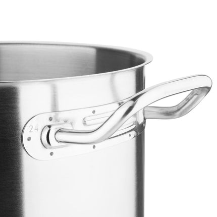 Stainless Steel Induction Stockpot 24cm 7L | Vogue 3