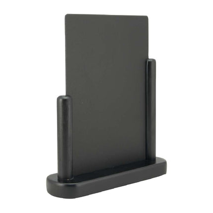 Medium Wooden Table Chalkboard with Black Lacquer Finish | Securit Elegant 2