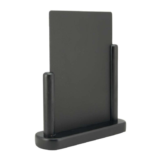 Medium Wooden Table Chalkboard with Black Lacquer Finish | Securit Elegant 2