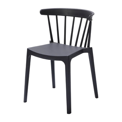 Polypropylene Chairs Antracite Set of 4 | Windson
