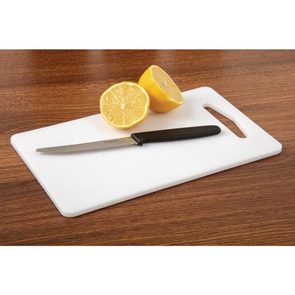 White LDPE Cutting Board 6mm Thick 150x250mm 4