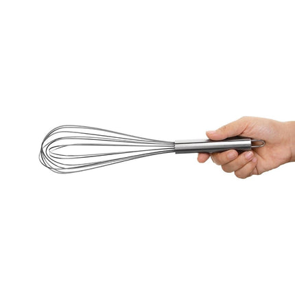 Nisbets Essentials Whisk 295mm | Stainless Steel with Plastic Handle 2