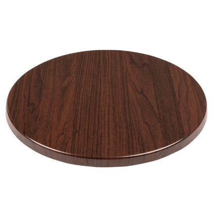 Round Dark Brown Tabletop 80cm | Bolero 2