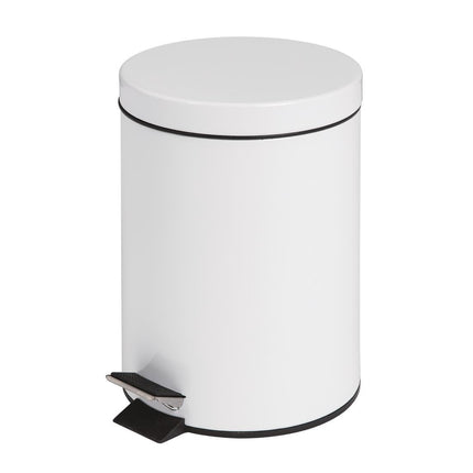 White Pedal Bin 5L | Bolero 2
