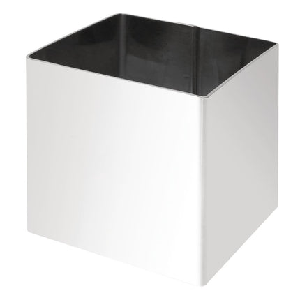 Square Stainless Steel Mousser Ring 6x6x6 cm | Vogue