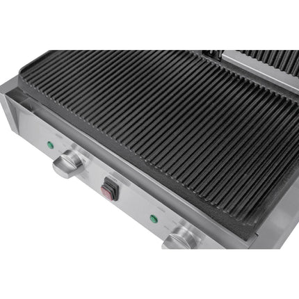 Bistro Double Ribbed Contact Grill | Buffalo 2