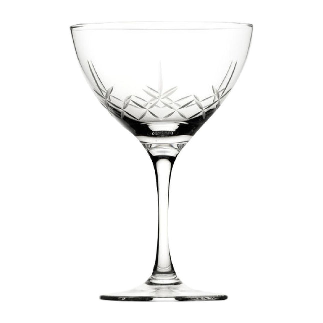 Vintage Martini Glasses 190ml | Utopia Raffles | Set of 6