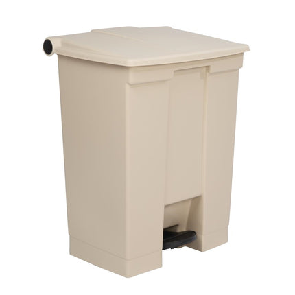 68L Beige Pedal Bin | Rubbermaid