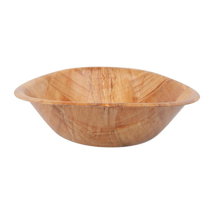 Large Oval Wooden Bowl 4