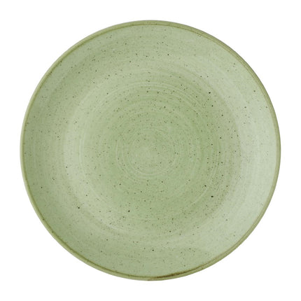 Stonecast Sage Green Hand-Painted Coupe Plate 260mm | Churchill