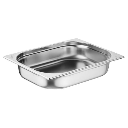 Stainless Steel 1/2 Gastronorm Pan 65mm | Nisbets Essentials | Set of 3