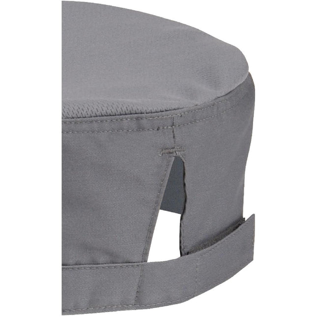 Cool Vent Adjustable Beanie Hat | Chef Works | Grey 2