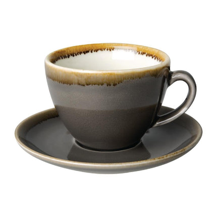 Kiln Grey Cappuccino Cups 230 ml | Olympia | 6 Pieces 3