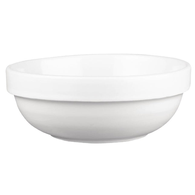 Stackable White Bowl 284ml | Churchill Profile Collection
