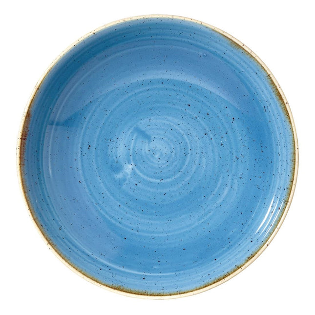 Coupe Bowl Cornflower Blue | Churchill Stonecast | 18.2cm