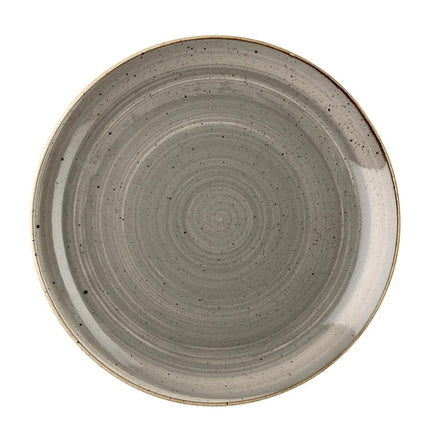 Coupe Plate Grey Stonecast Evolve | Churchill | 26cm