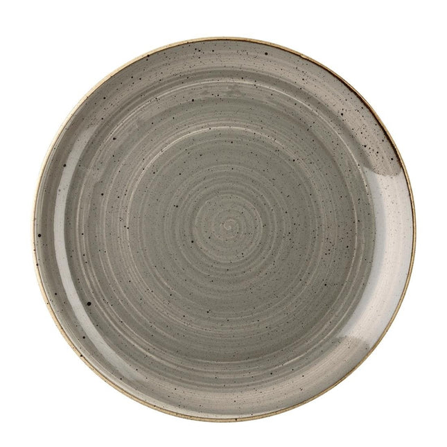 Coupe Plate Grey Stonecast Evolve | Churchill | 26cm