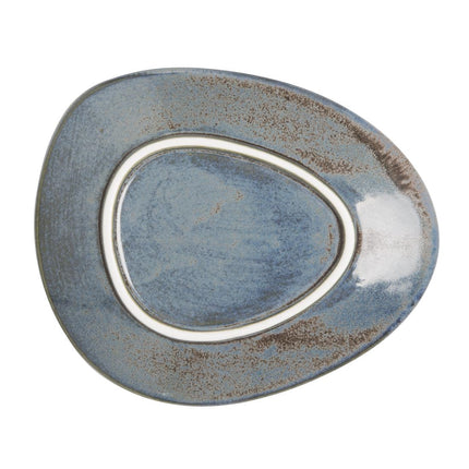 Triangular Blue Plates 308mm | Olympia Ember Collection 4
