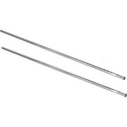 Chrome Upright Supports for Vogue Storage Racks 127cm | Set of 2