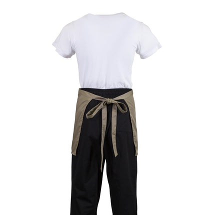 Short Bistro Apron Light Brown | Whites 6