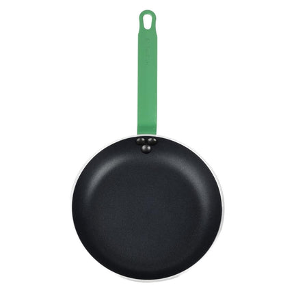 Non-Stick Frying Pan 240mm with Green Handle | Hygiplas Teflon Platinum Plus 3