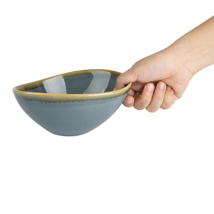 Ceramic Kiln Blue Bowls 16.5cm | Olympia 4